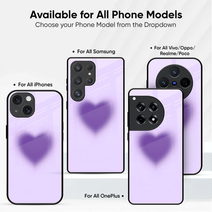 Violet Valentine Glass Case