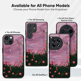 Pink Moonrise Glass Case