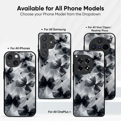 Elegant Bow Glass Case