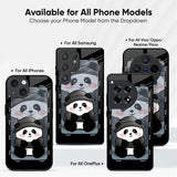 Cutie Panda Glass Case