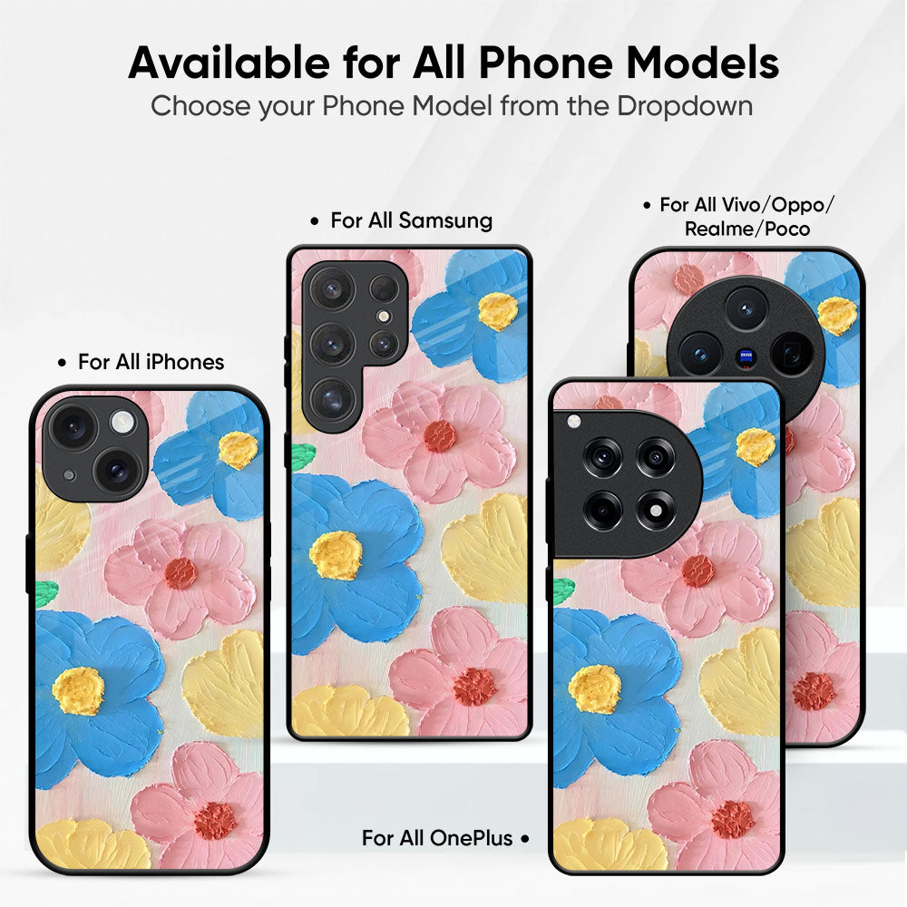 Chromatic Bouquet Glass Case