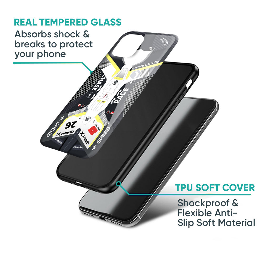 Car Enthusiast Glass Case for iPhone XS Max