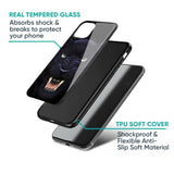 Angry Black Leopard Glass Case for Vivo Y15s