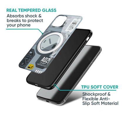 Modern Technology Glass Case for iPhone XS Max