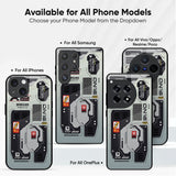 Techno Vibes Glass Case