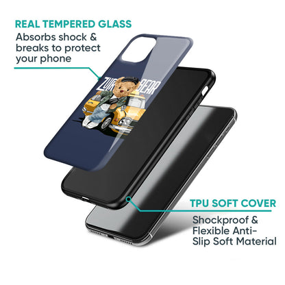 Adventurous Bear Glass Case for Oppo A74