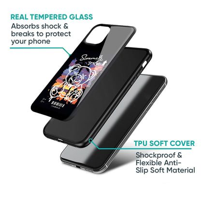 Summer Vibe Glass Case for Vivo X50 Pro