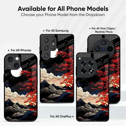 Scarlet Serenity Glass Case