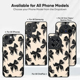 Pretty Bow Glass Case