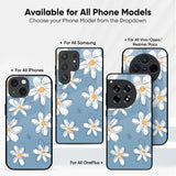 Blue Petal Glass Case