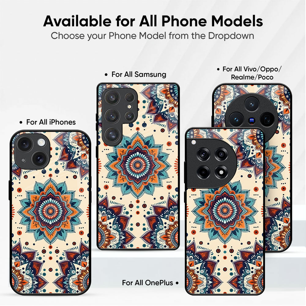 Blooming Kaleidoscope Glass Case