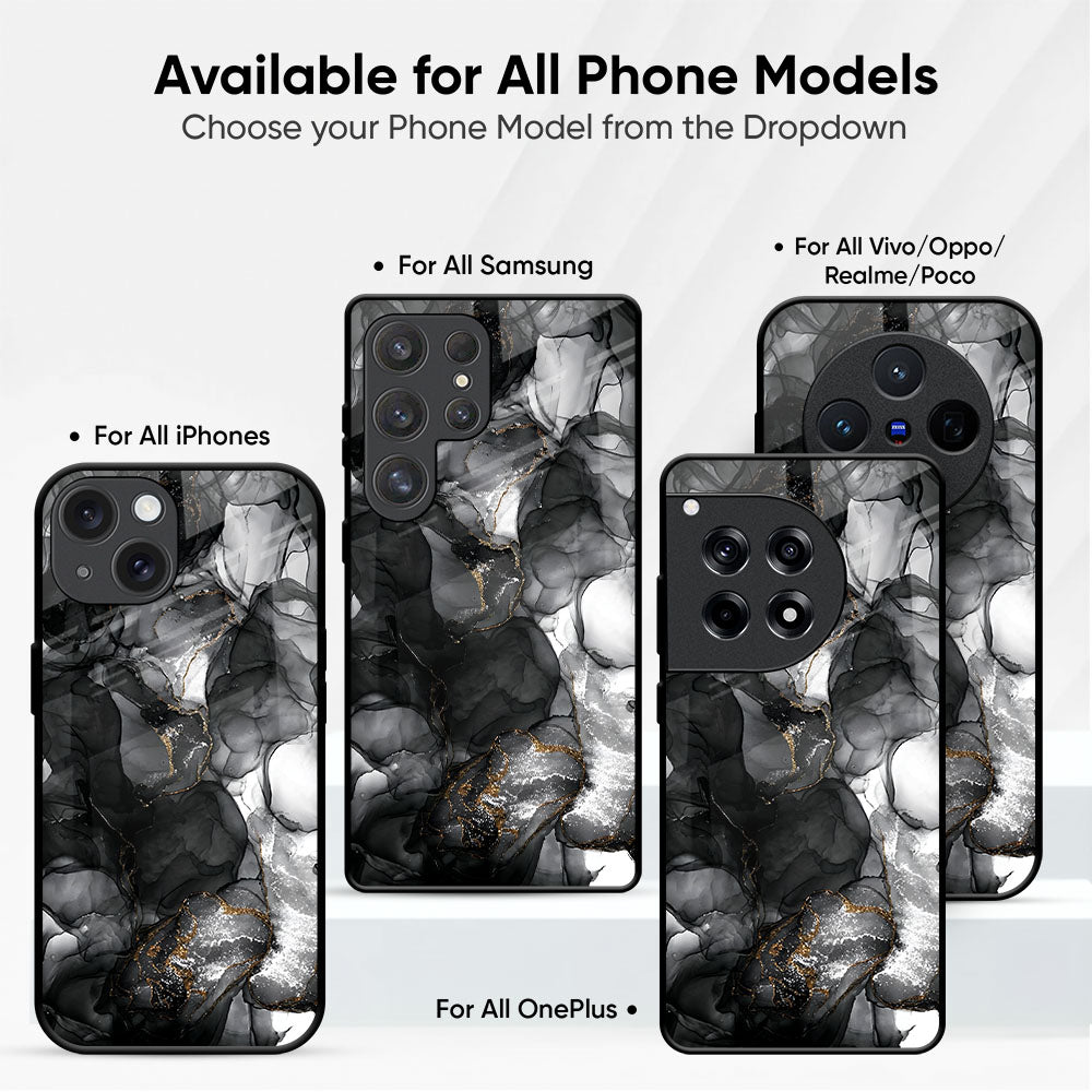 Charcoal Mirage Glass Case