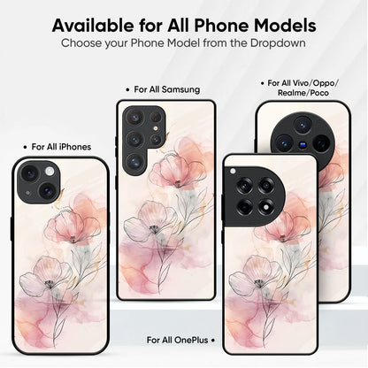 Carrara Bloom Glass Case