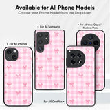 Bowtique Pattern Glass Case