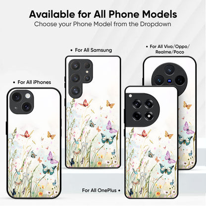 Fluttering Dreams Glass Case