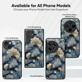 Floral Print Glass Case
