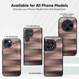 Rose Gold Shimmer Glass Case