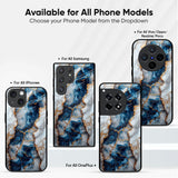 Blue Marble Glass Case