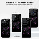 Black Dragonfly Glass Case