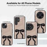 Black Bow Glass Case