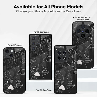 Face Art Glass Case
