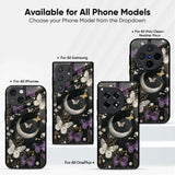 Moon & Butterfly Glass Case