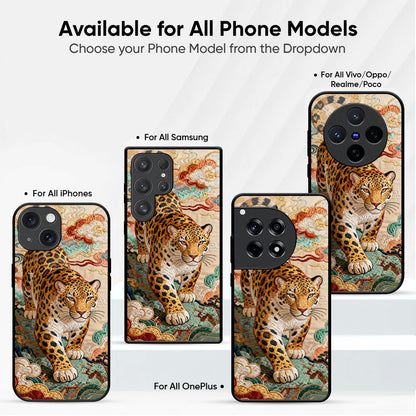Leopard Glass Case