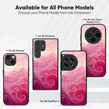Pink Abstract Glass Case