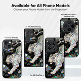 White Tiger Glass Case