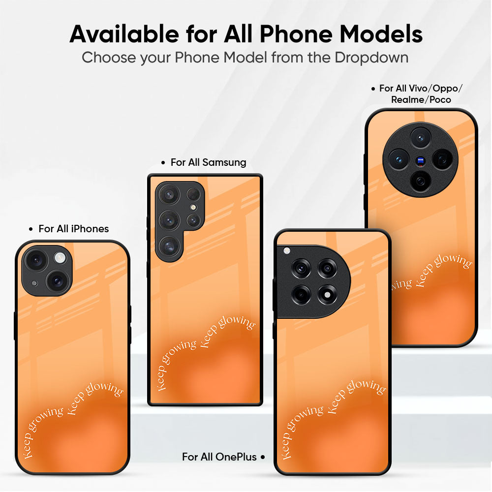 Gradient Quote Glass Case