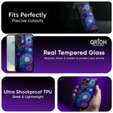 Neon Pulse Glass Case - Glass Back Cover for Phone (View 3)