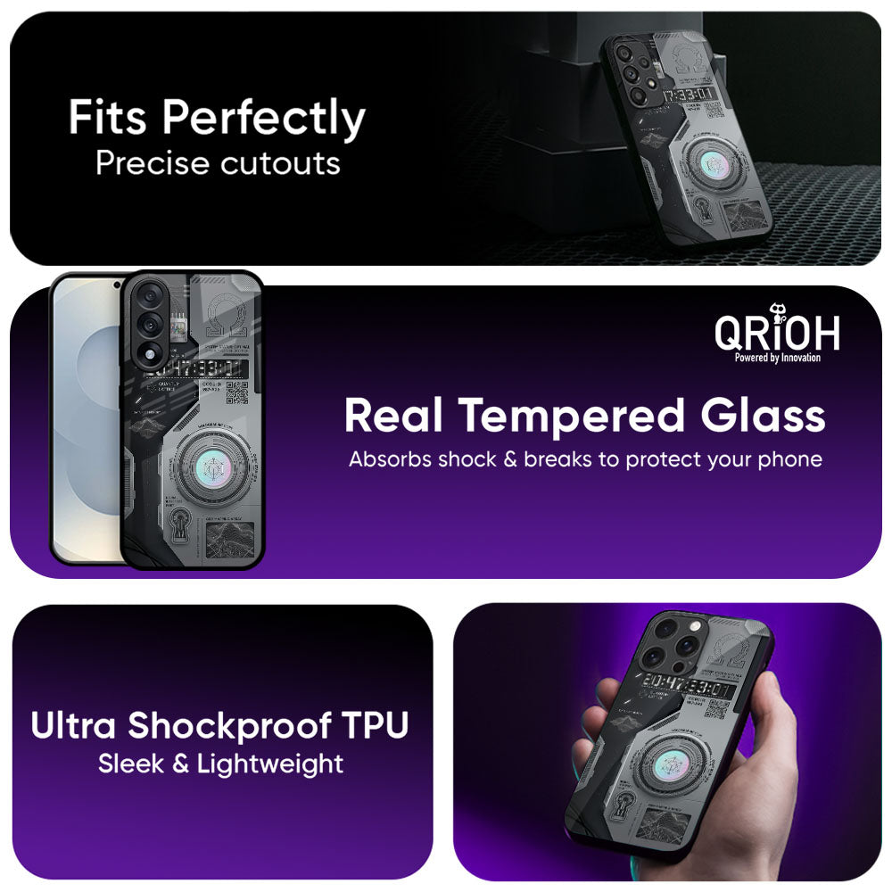 Stealth Slate Glass Case - Glass Back Cover for Phone (View 3)
