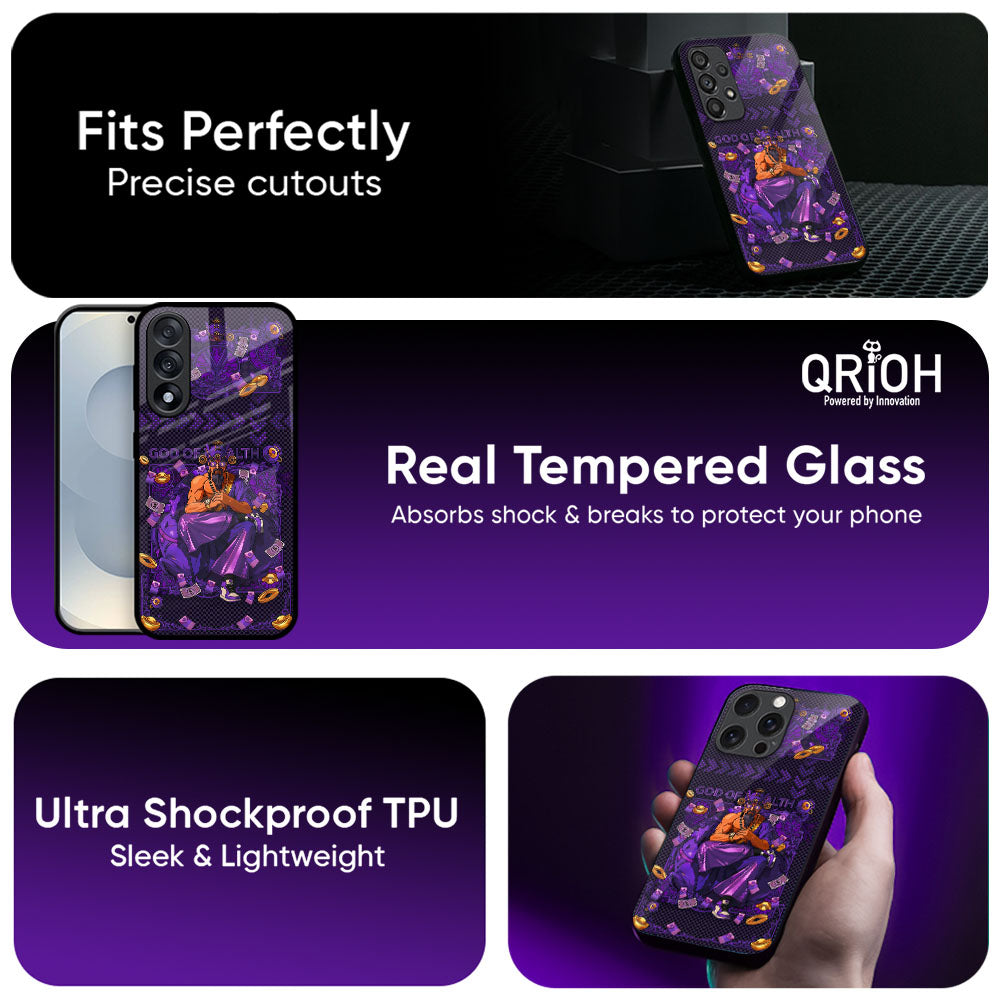Royal Wealth Glass Case - Glass Back Cover for Phone (View 3)