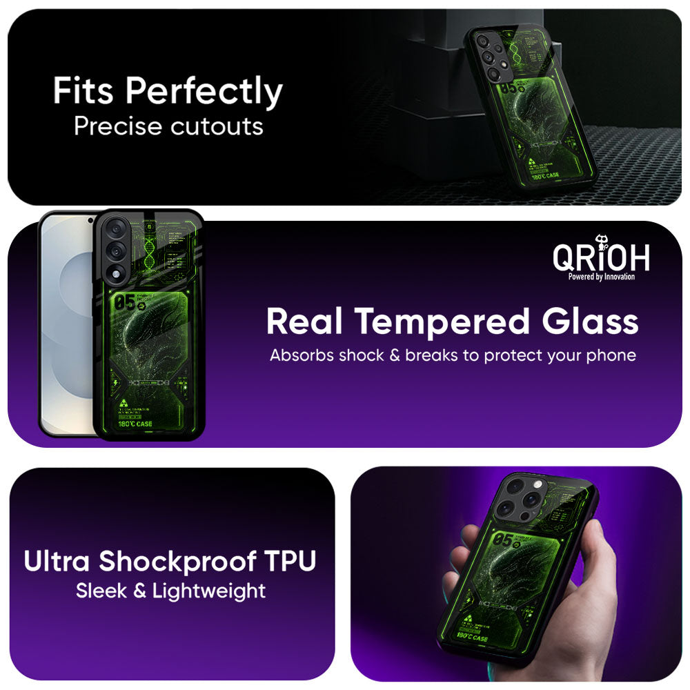 Xenon Venom Glass Case - Glass Back Cover for Phone (View 3)