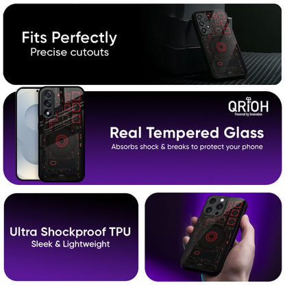 Dark Nitro Glass Case - Glass Back Cover for Phone (View 3)