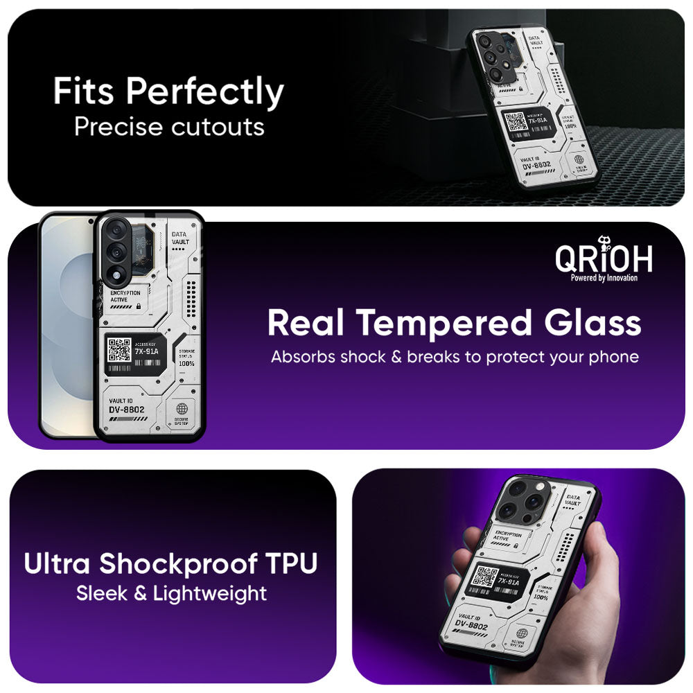 Data Crypt Glass Case - Glass Back Cover for Phone (View 3)