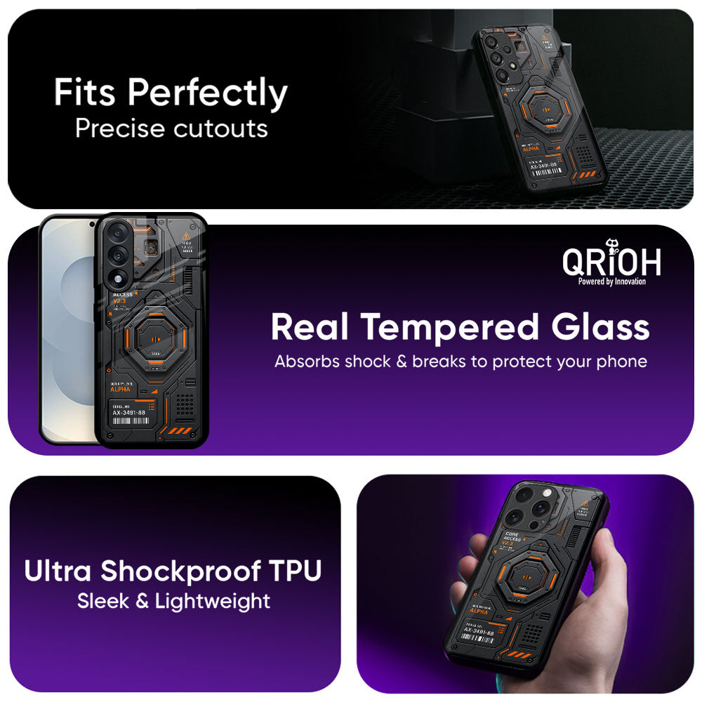 Forge Magma Glass Case - Glass Back Cover for Phone (View 3)