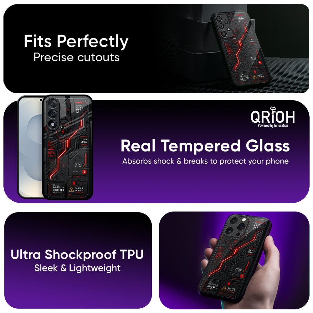 Nitro Trace Glass Case - Glass Back Cover for Phone (View 3)