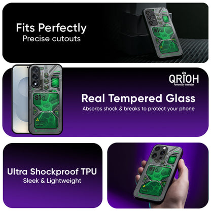 Toxic Strand Glass Case - Glass Back Cover for Phone (View 3)