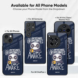 Struggling Panda Glass Case