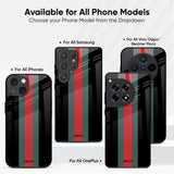 Vertical Stripes Glass Case