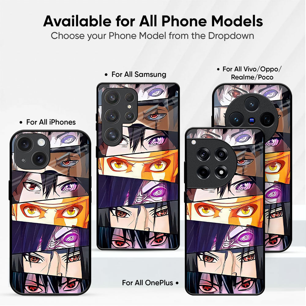 Anime Eyes Glass Case