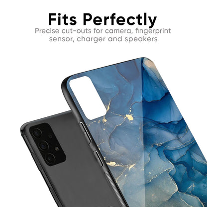 Blue Cool Marble Glass Case for Google Pixel 10 5G