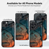 Geographical Map Glass Case