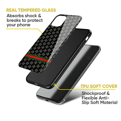 Branded Texture Glass Case for Google Pixel 8A