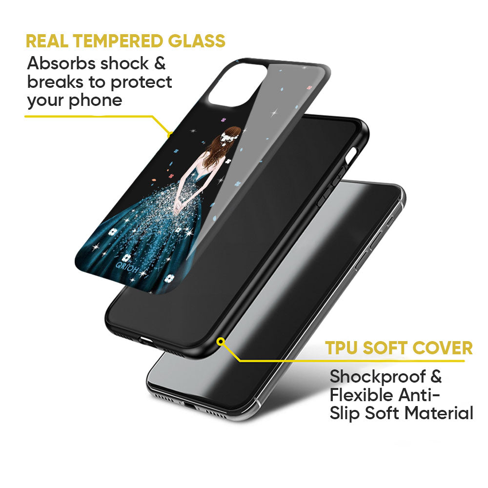 Queen Of Fashion Glass Case for Google Pixel 8A