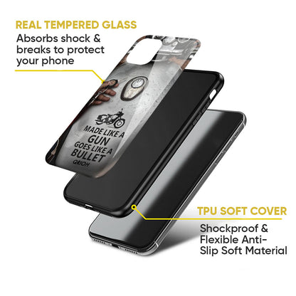 Royal Bike Glass Case for Google Pixel 8A