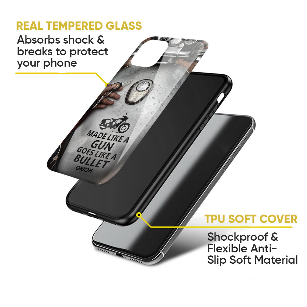 Royal Bike Glass Case for Google Pixel 8