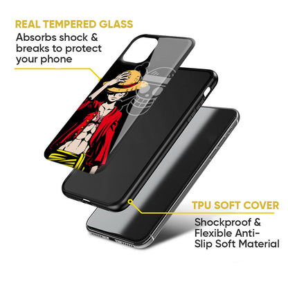 Hat Crew Glass Case for Google Pixel 8A
