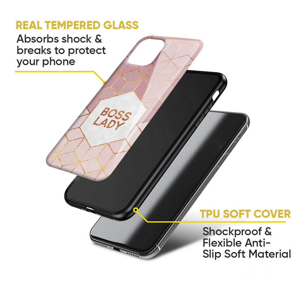 Boss Lady Glass Case for Google Pixel 8A
